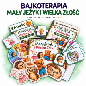 BAJKOTERAPIA – „MAŁY JEŻYK I WIELKA ZŁOŚĆ”